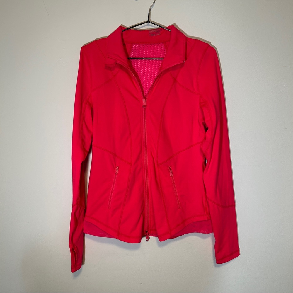 Acx Hot Pink Women's Zip-Up Sweater Activewear